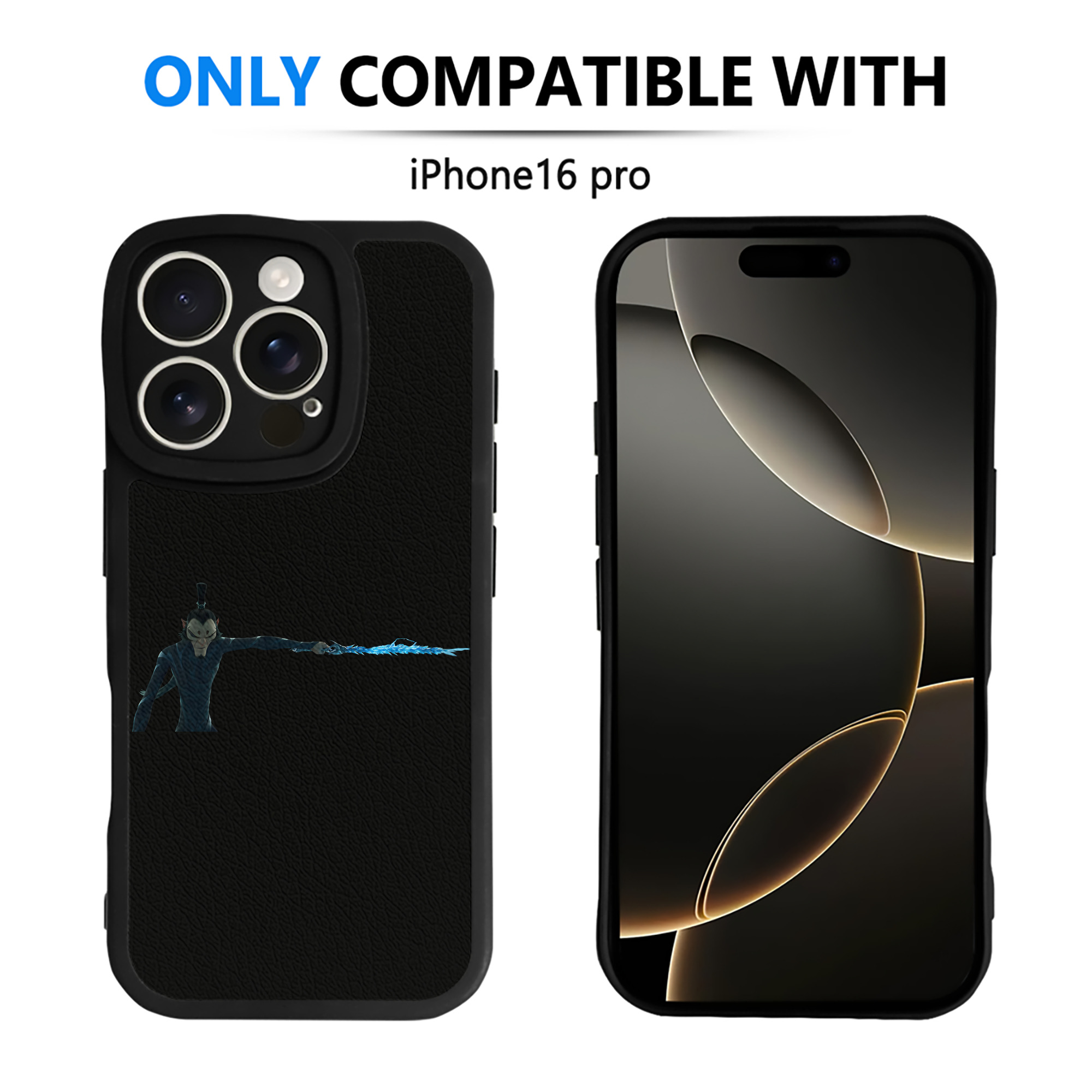 （画像用） Ne Zha 2 ナタ 魔童の大暴れ 【iPhone 16シリーズ対応】シリコンスマホケース（レザー調） 材質：シリコン